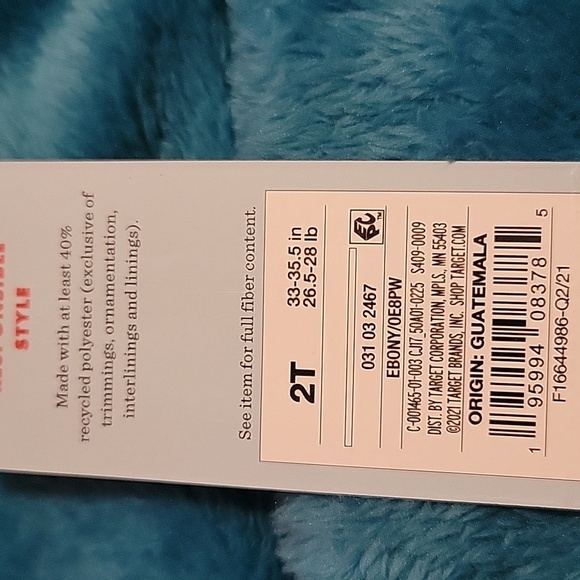 T-shirt NWT Long-sleeve 2T Cat & Jack Halloween New Black Glittery - Picture 4 of 4